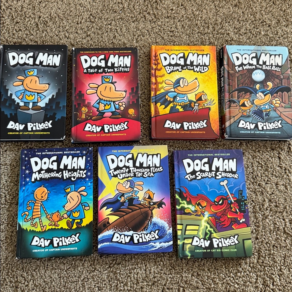 Dog Man books by - Dave Pilkey